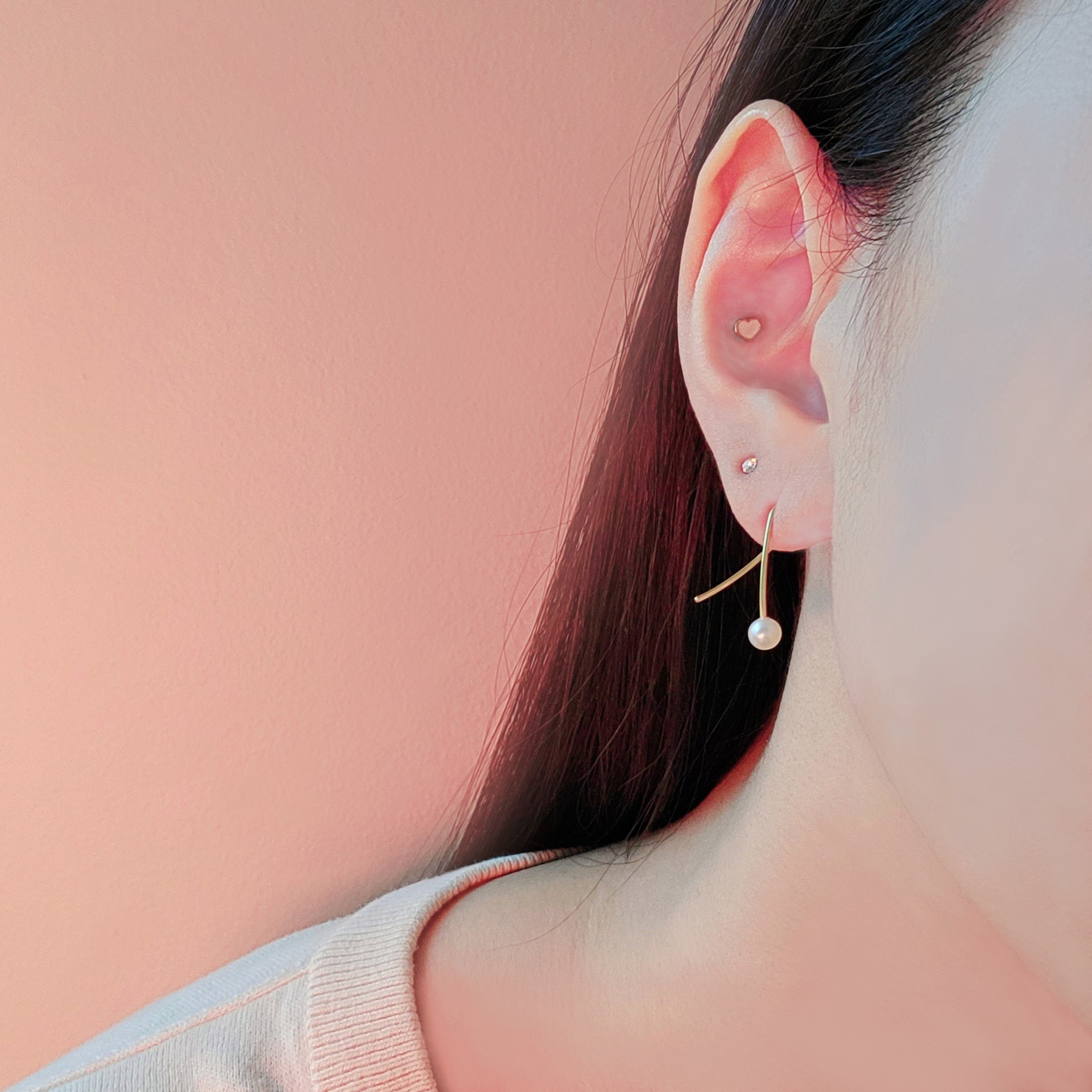 Pearl Twist Earrings