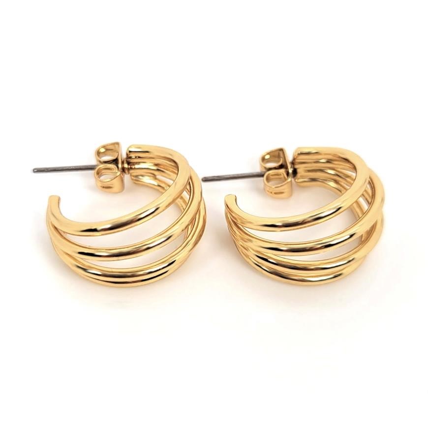 Quartet Hoop Earrings